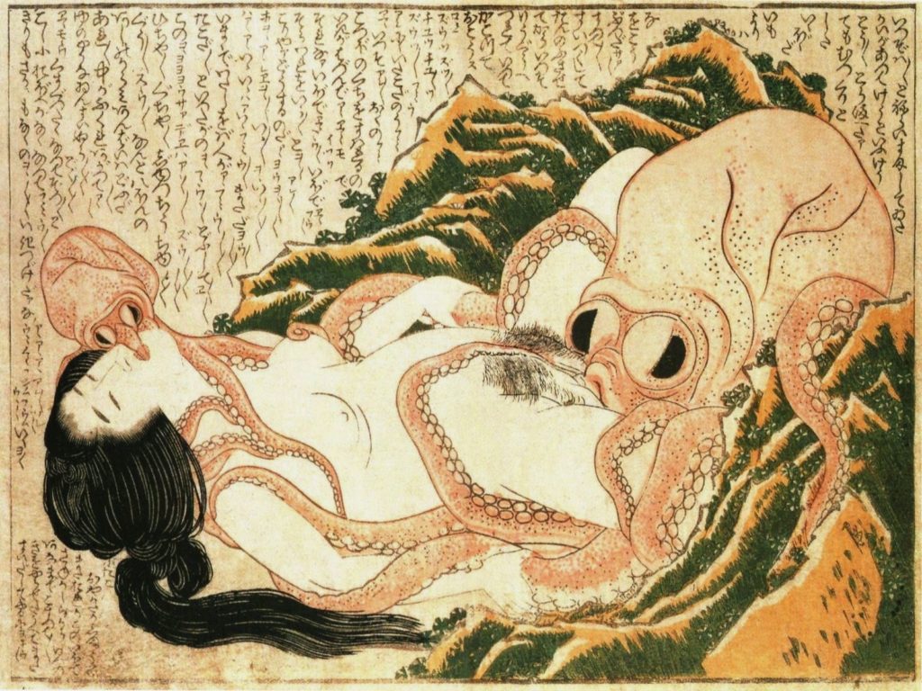 Hokusai octopus