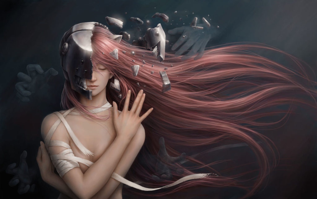 Elfen lied fan art