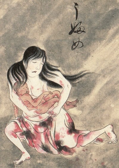 Ubume Yokai which inspired Momo's design