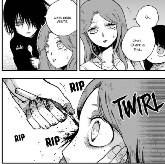 Children Horror Manga Panel