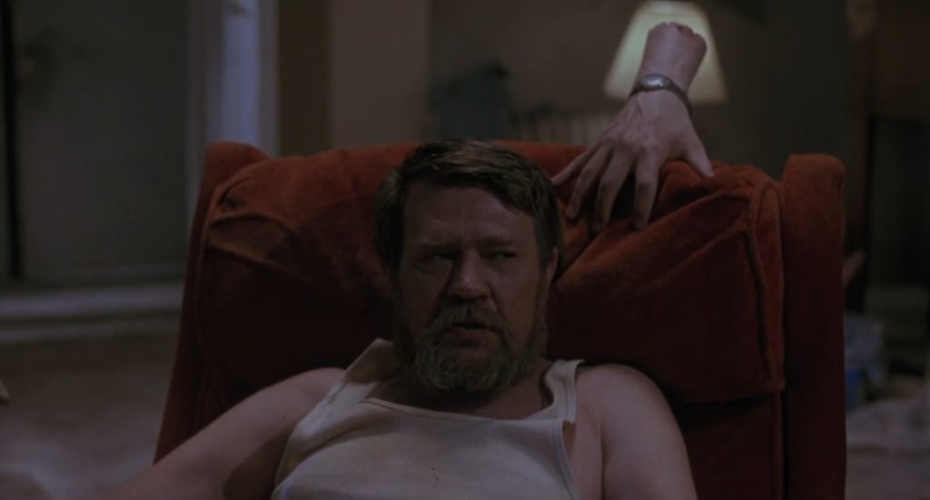 Lost in Time (1992) Sarah's Stepfather, possessed hand