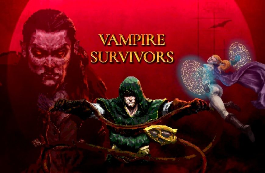 Vampire Survivors Start Screen