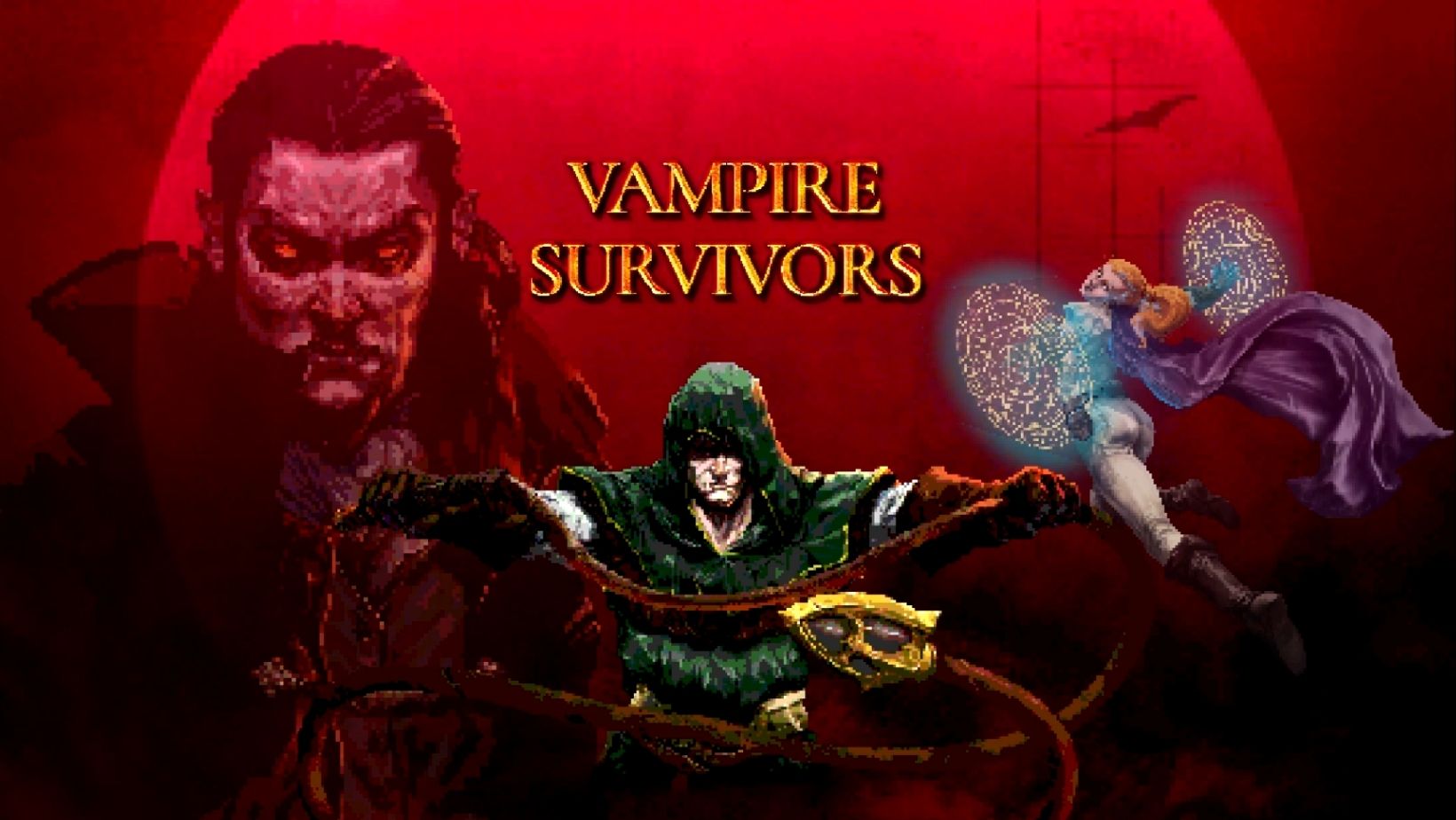 Vampire Survivors Start Screen