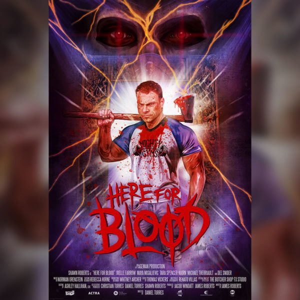 Here for Blood (2022) Film Review- Unhinged B-horror Ride [FrightFest]