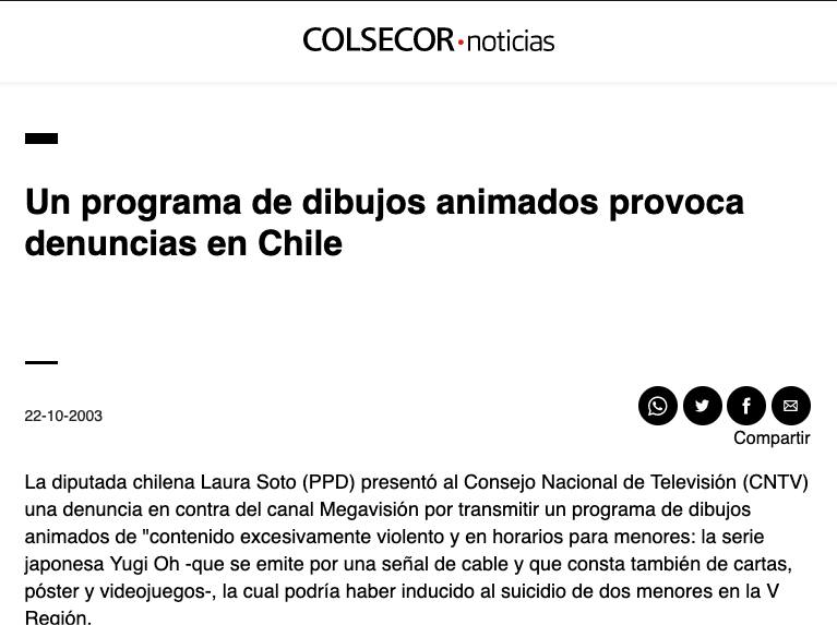 Spanish Language news article