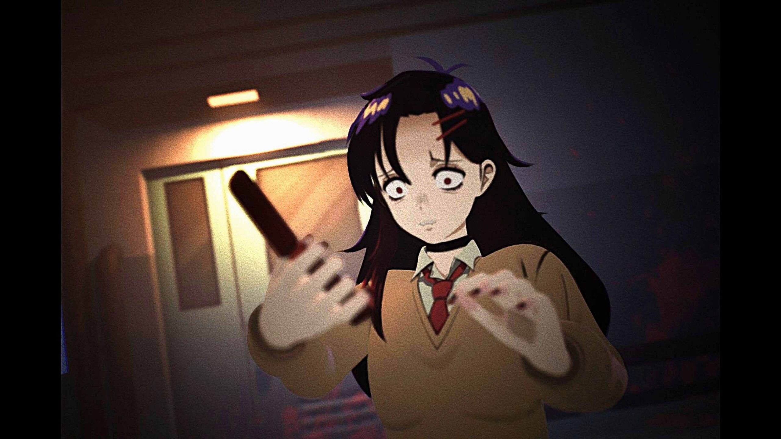 Aki Mizuno sees a disturbing image on her phone
