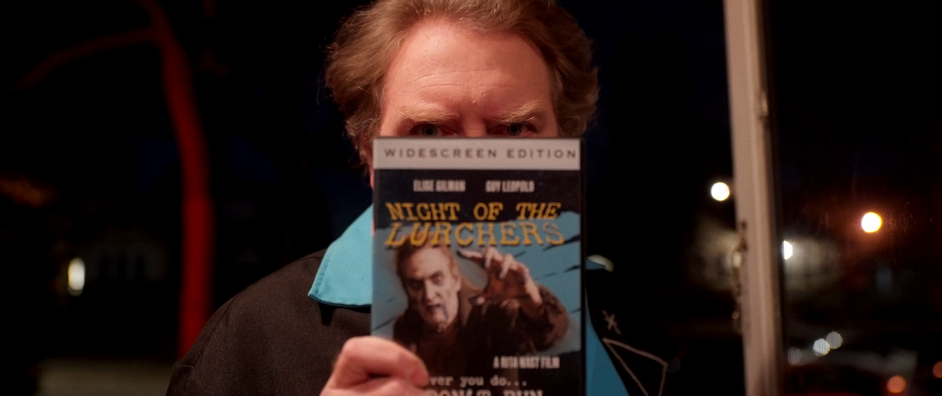 Uncle Heppy with his dvd of Night of the Lurchers